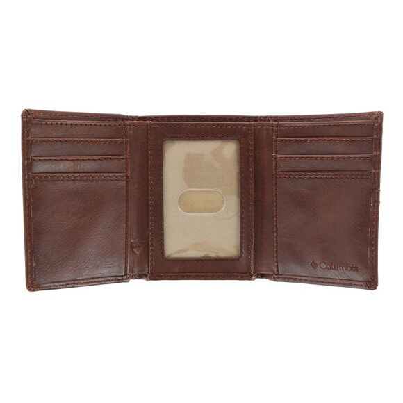 Columbia Men's RFID Protected Trifold Wallet with Double Row Stitching - Picture 3 of 4